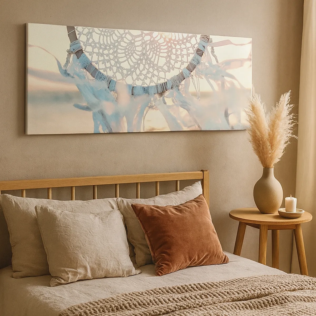 Canvastavla - Bild på duk - Spetstotem - 30x30 cm