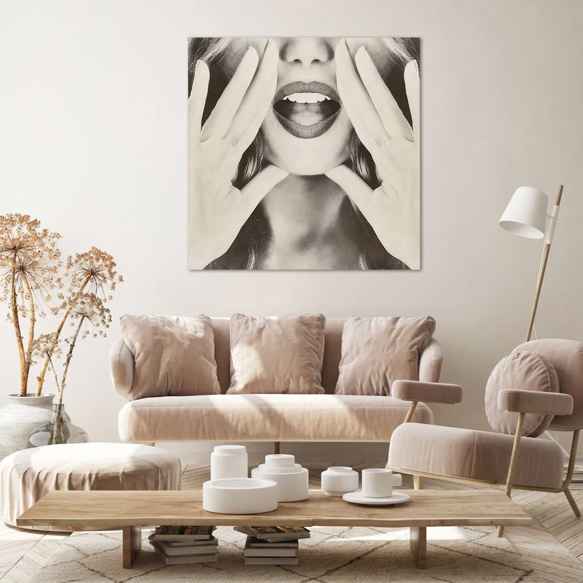 Canvastavla - Bild på duk - Jag kommer! - 70x70 cm