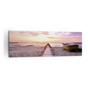 Canvastavla - Bild på duk - En stund av djup upplevelse - 160x50 cm