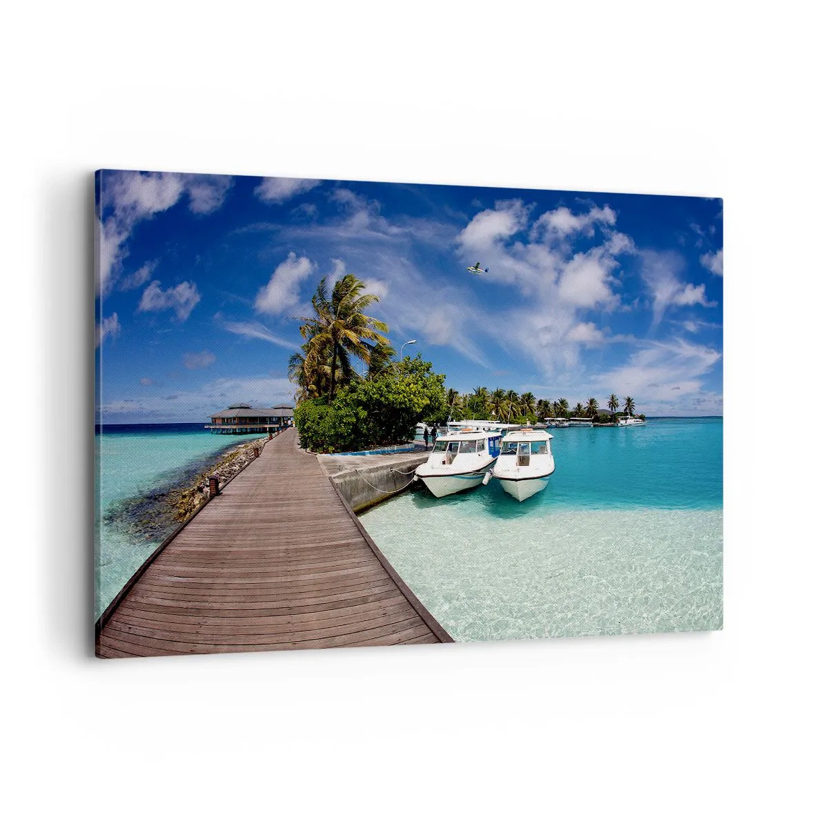 Canvastavla - Bild på duk - Paradiset finns - 120x80 cm