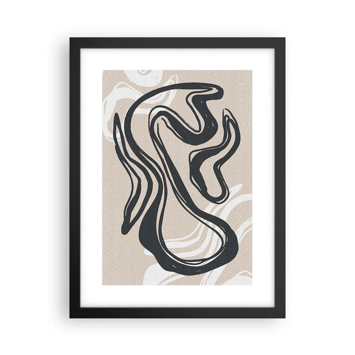 Affisch i svart ram - Mångfaldigt uttryck - 30x40 cm