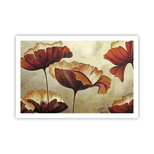 Affisch - Ängsblommor - 91x61 cm