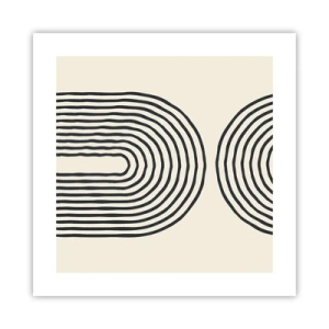 Affisch - Om en stund... - 40x40 cm