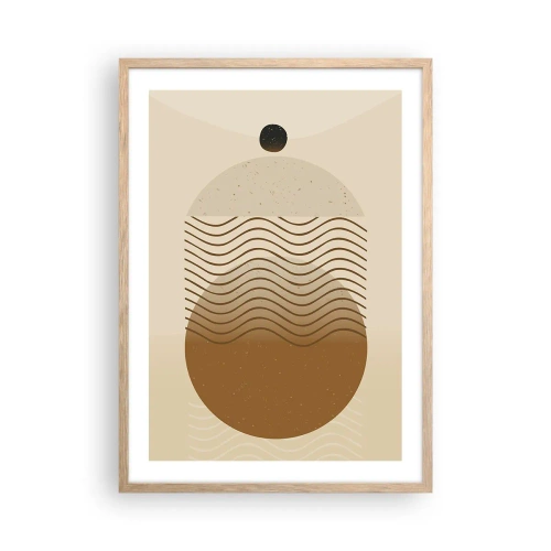 Affisch i ram av ljusek - Om geometriska figurers ursprung - 50x70 cm