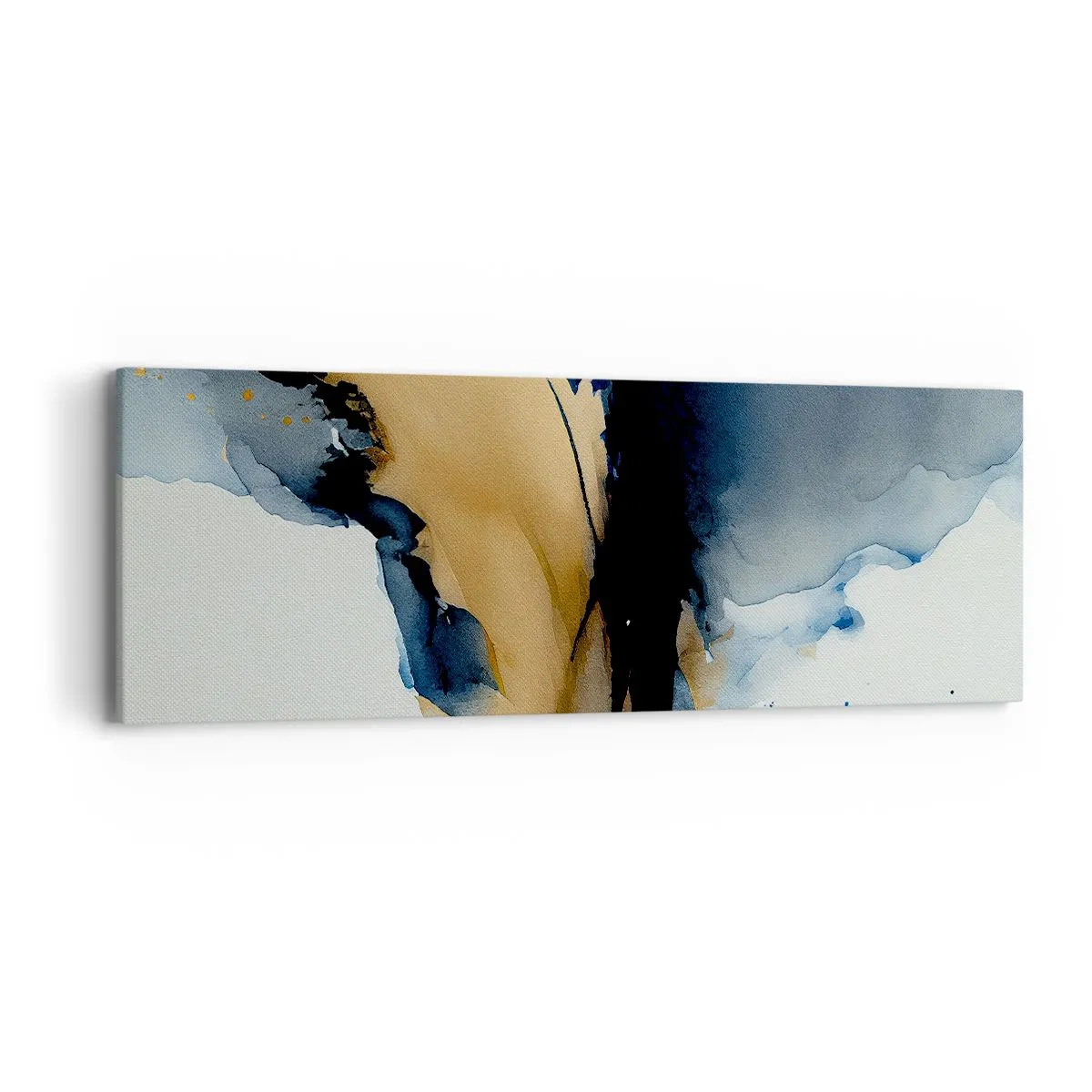 Canvastavla - Bild på duk - Bakom ridån - 90x30 cm