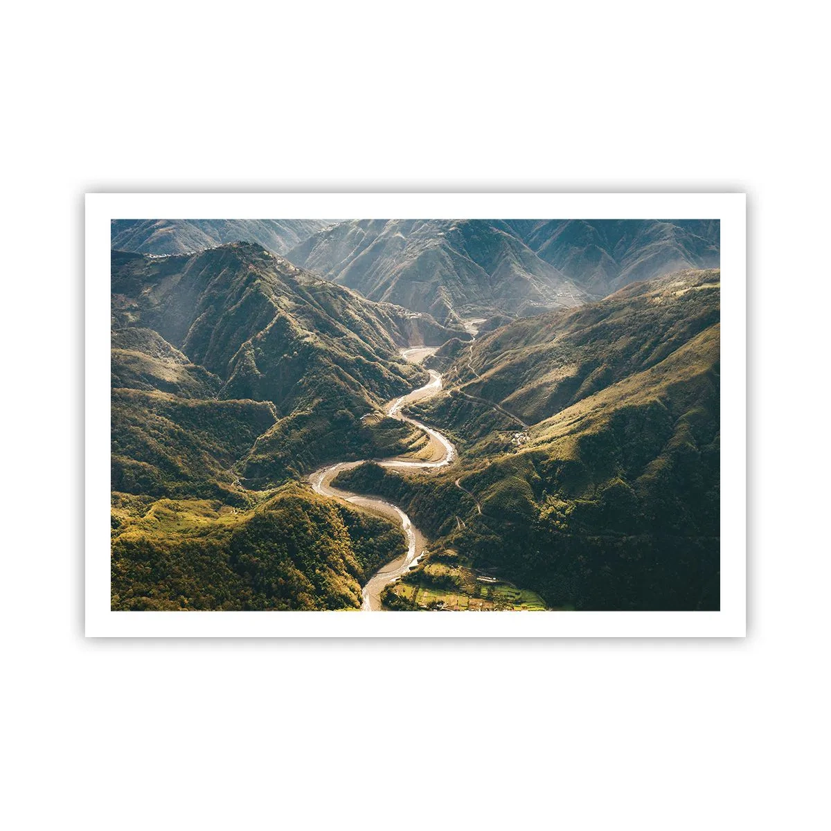 Affisch - Direkt från fjällens hjärta - 91x61 cm