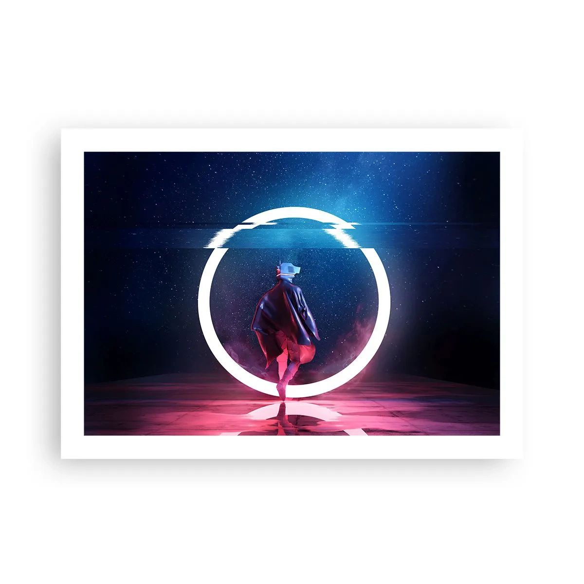 Affisch - Mellan världar - 70x50 cm