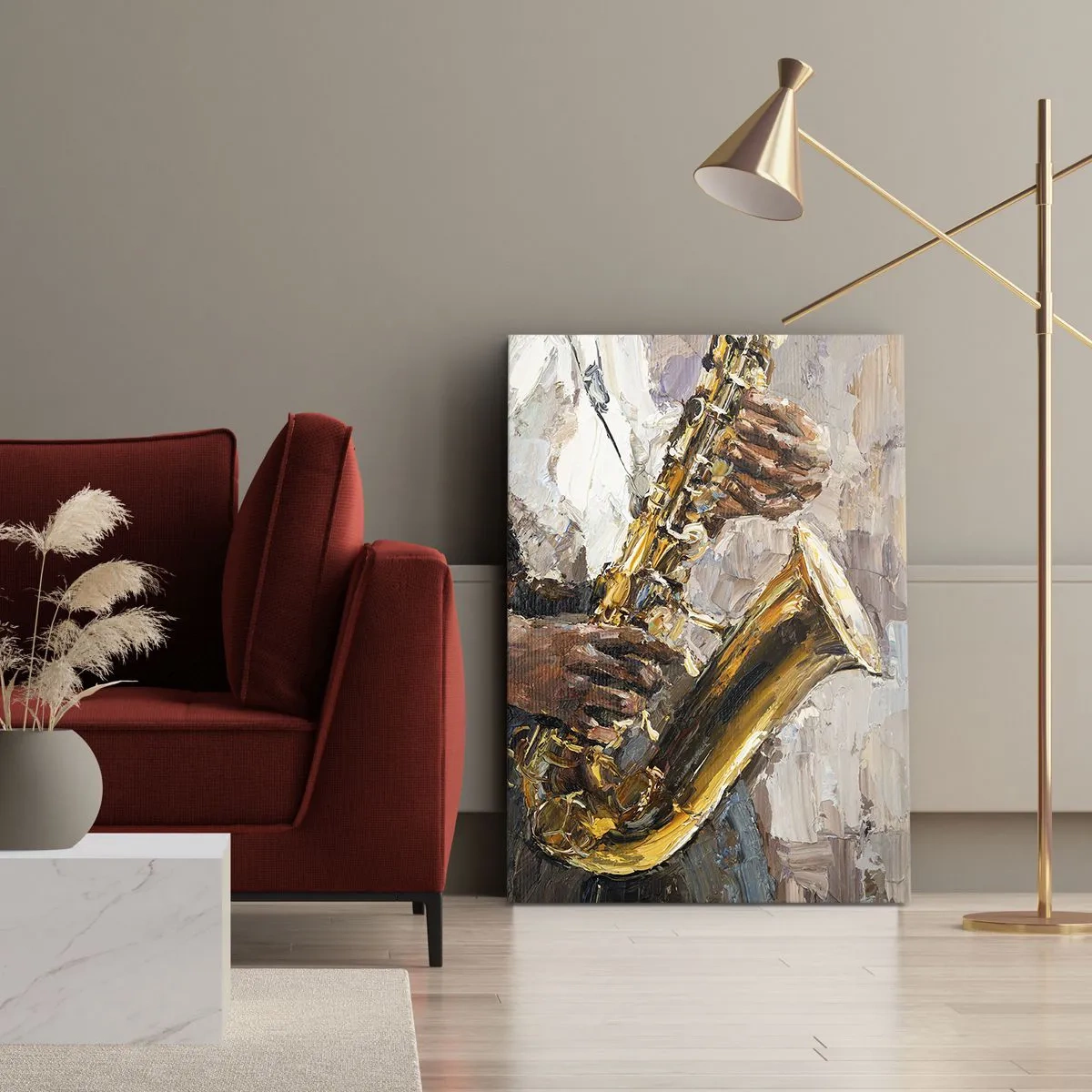 Canvastavla - Bild på duk - Dags för solo - 50x70 cm