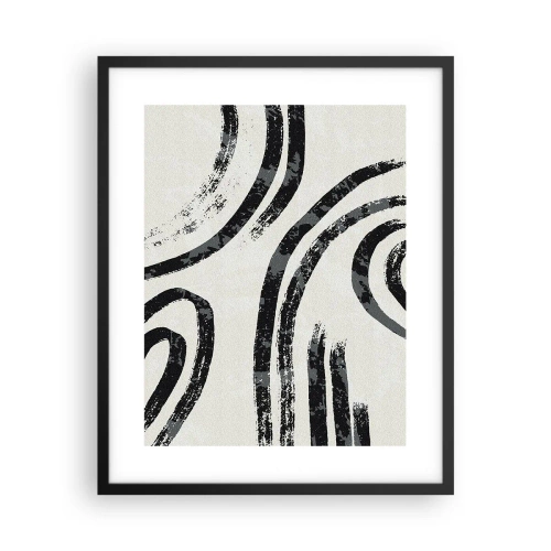 Affisch i svart ram - Halvstoppad - 40x50 cm