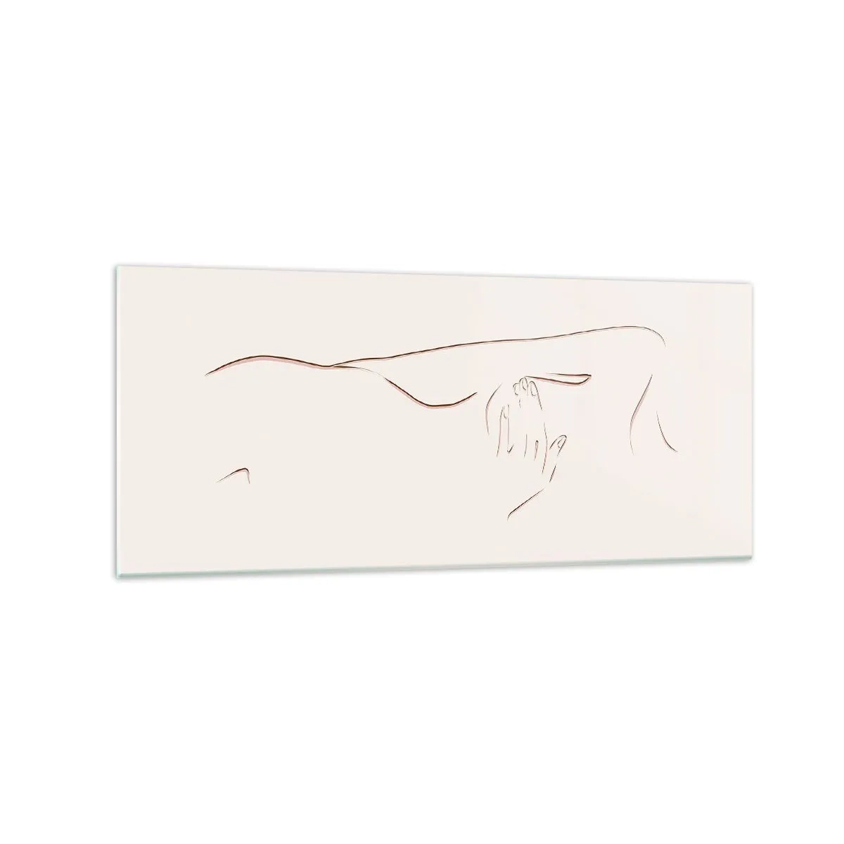 Glastavla - Bild på glas - Begärans form - 120x50 cm
