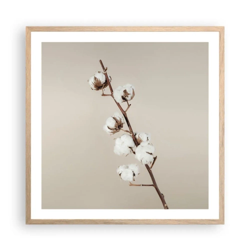 Affisch i ram av ljusek - Hos mjukhetens källa - 60x60 cm