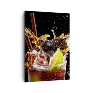 Canvastavla - Bild på duk - Färgernas glädje och energi - 50x70 cm