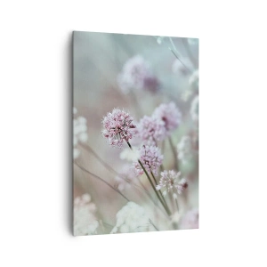 Canvastavla - Bild på duk - Söta örtfiligraner - 70x100 cm