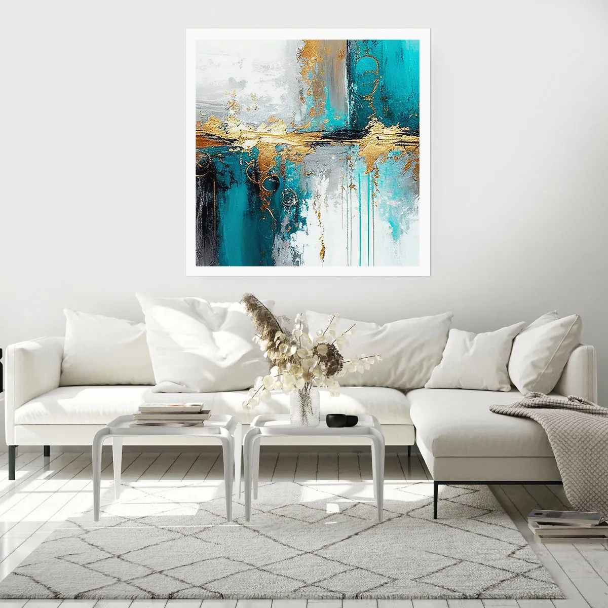 Affisch - Allting flödar - 60x60 cm