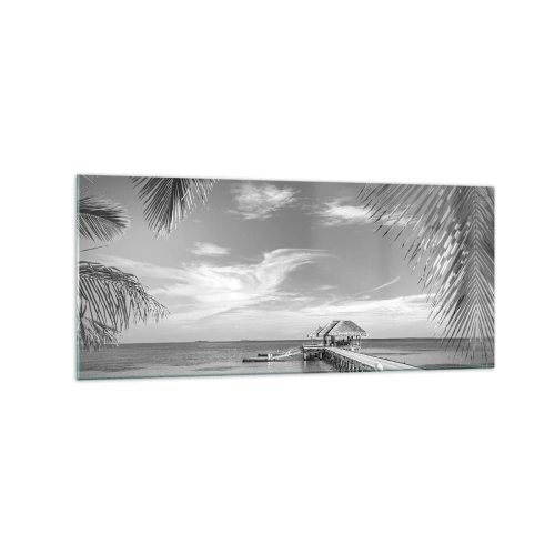 Glastavla - Bild på glas - Minne eller dröm? - 120x50 cm