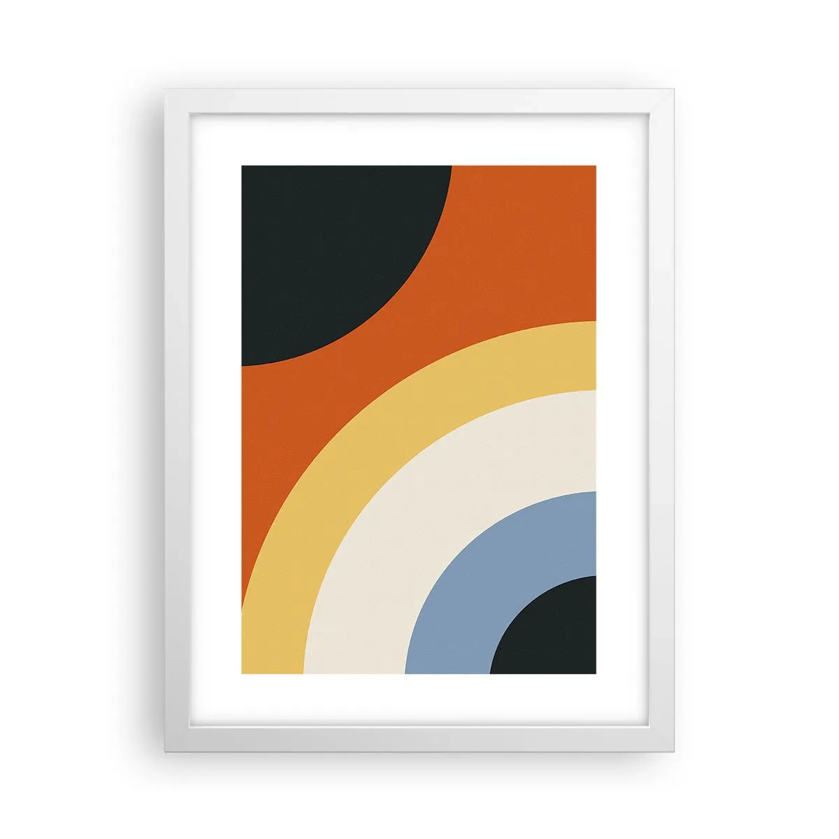 Affisch i vit ram - Mot varandra - 30x40 cm