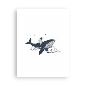 Affisch - Rymdäventyr - 30x40 cm