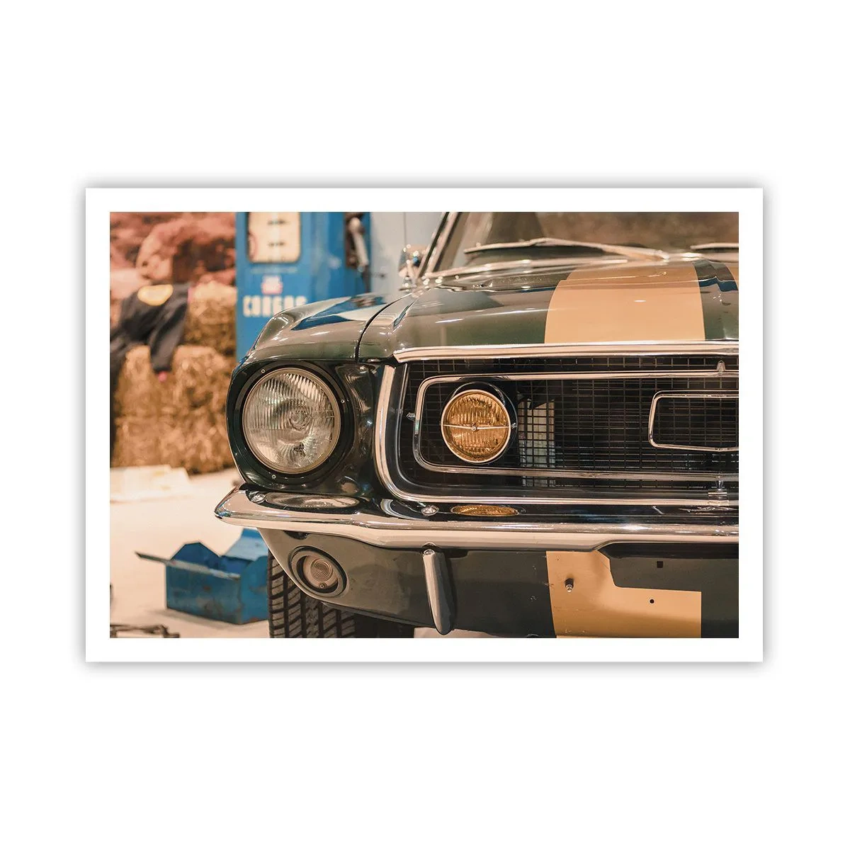 Affisch - Ett möte med legenden - 100x70 cm