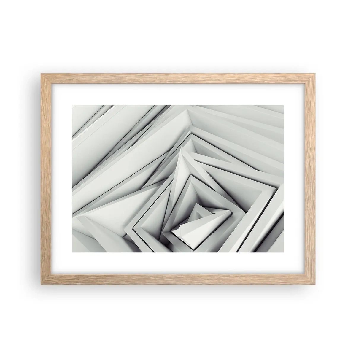 Affisch i ram av ljusek - Blommande vassa kanter - 40x30 cm