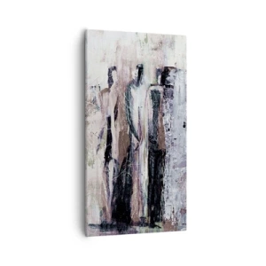 Canvastavla - Bild på duk - De mystiska tre - 55x100 cm
