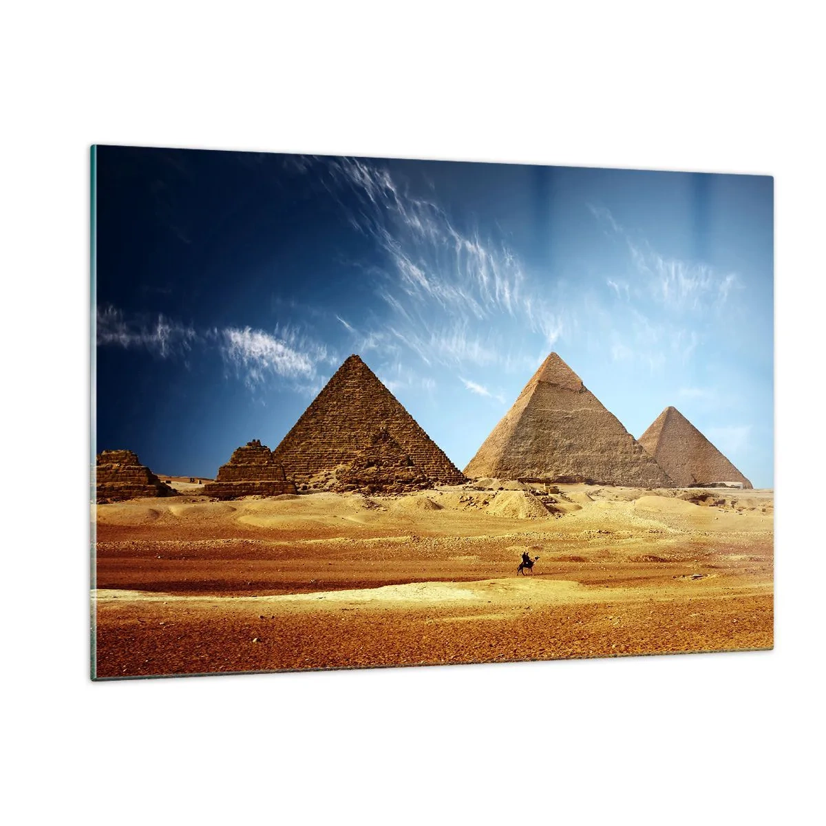 Glastavla - Bild på glas - 40 sekler tittar på oss - 120x80 cm