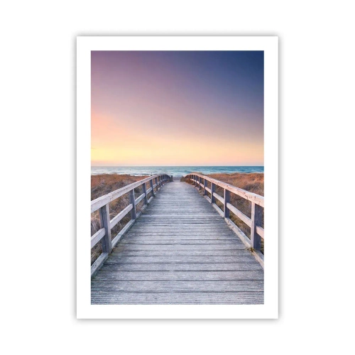 Affisch - Kvällssken i Östersjön - 50x70 cm