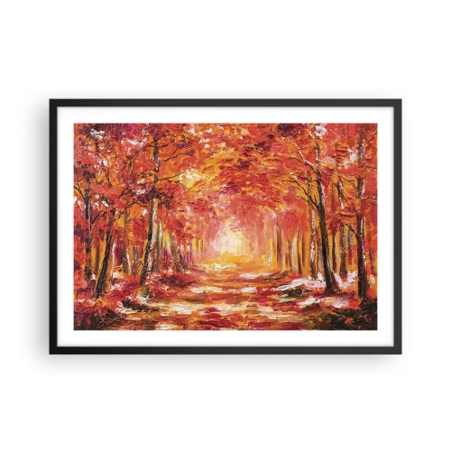 Affisch i svart ram - Kopparskog - 70x50 cm