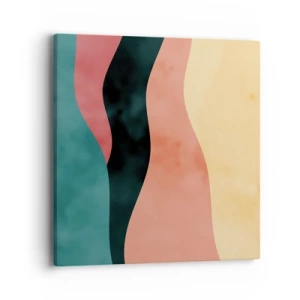 Canvastavla - Bild på duk - Enig oenighet - 40x40 cm