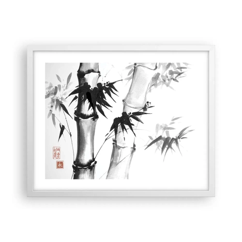 Affisch i vit ram - Inzoomad orient - 50x40 cm