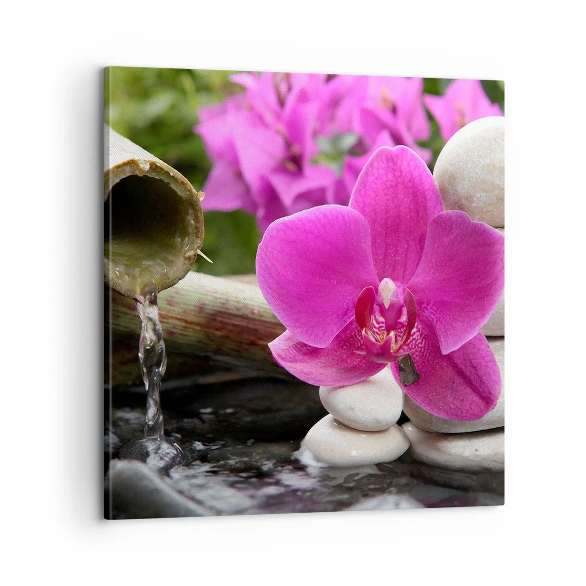 Canvastavla - Bild på duk - Så kopplar du av - 60x60 cm