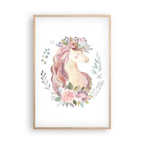 Affisch i ram av ljusek - En inbjudan till sagornas värld - 61x91 cm