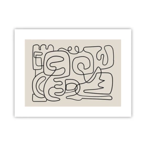 Affisch - Följ spåret - 40x30 cm