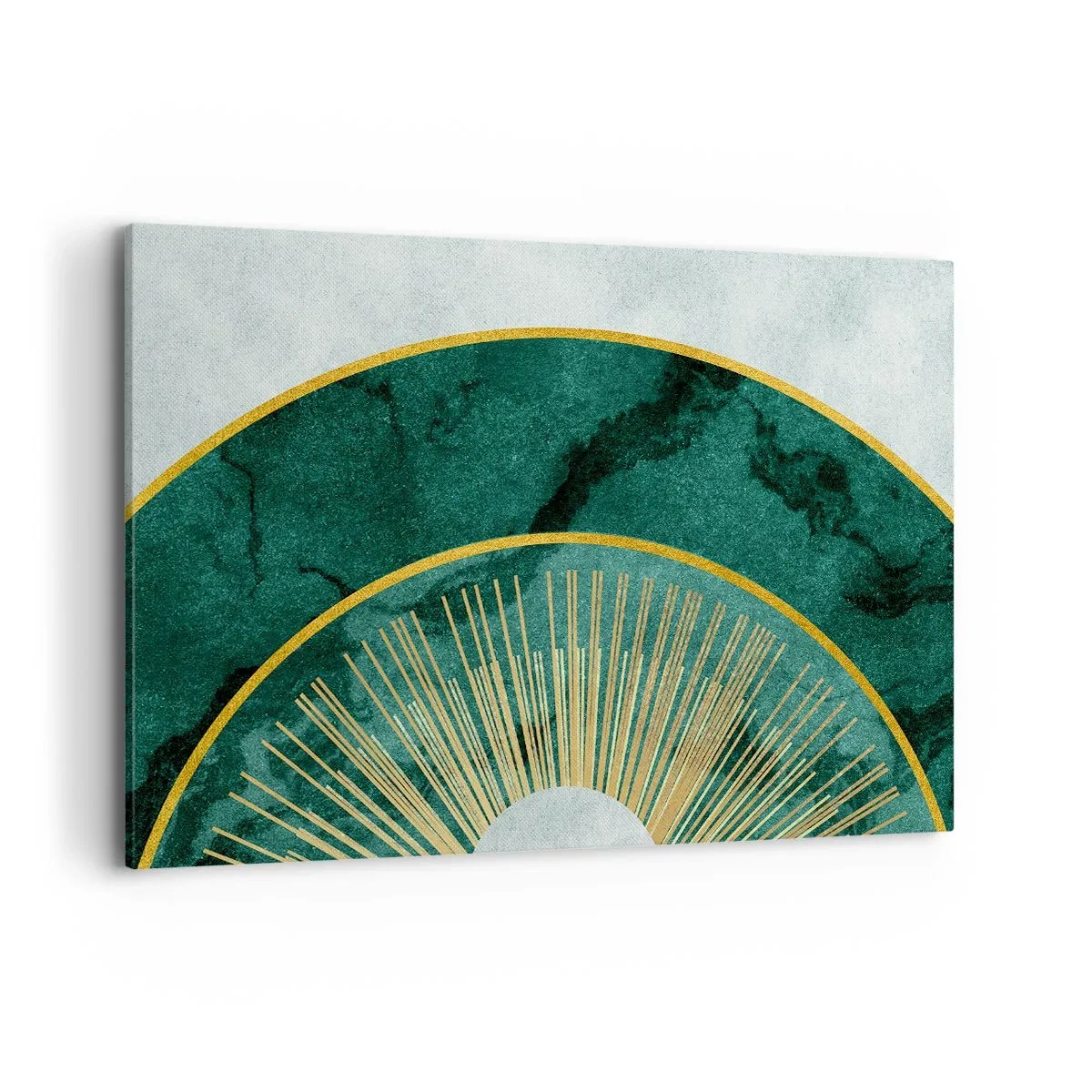 Canvastavla - Bild på duk - Ett annorlunda solsystem - 120x80 cm