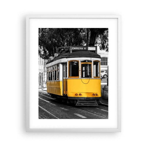 Affisch i vit ram - Och en fado i bakgrunden - 40x50 cm