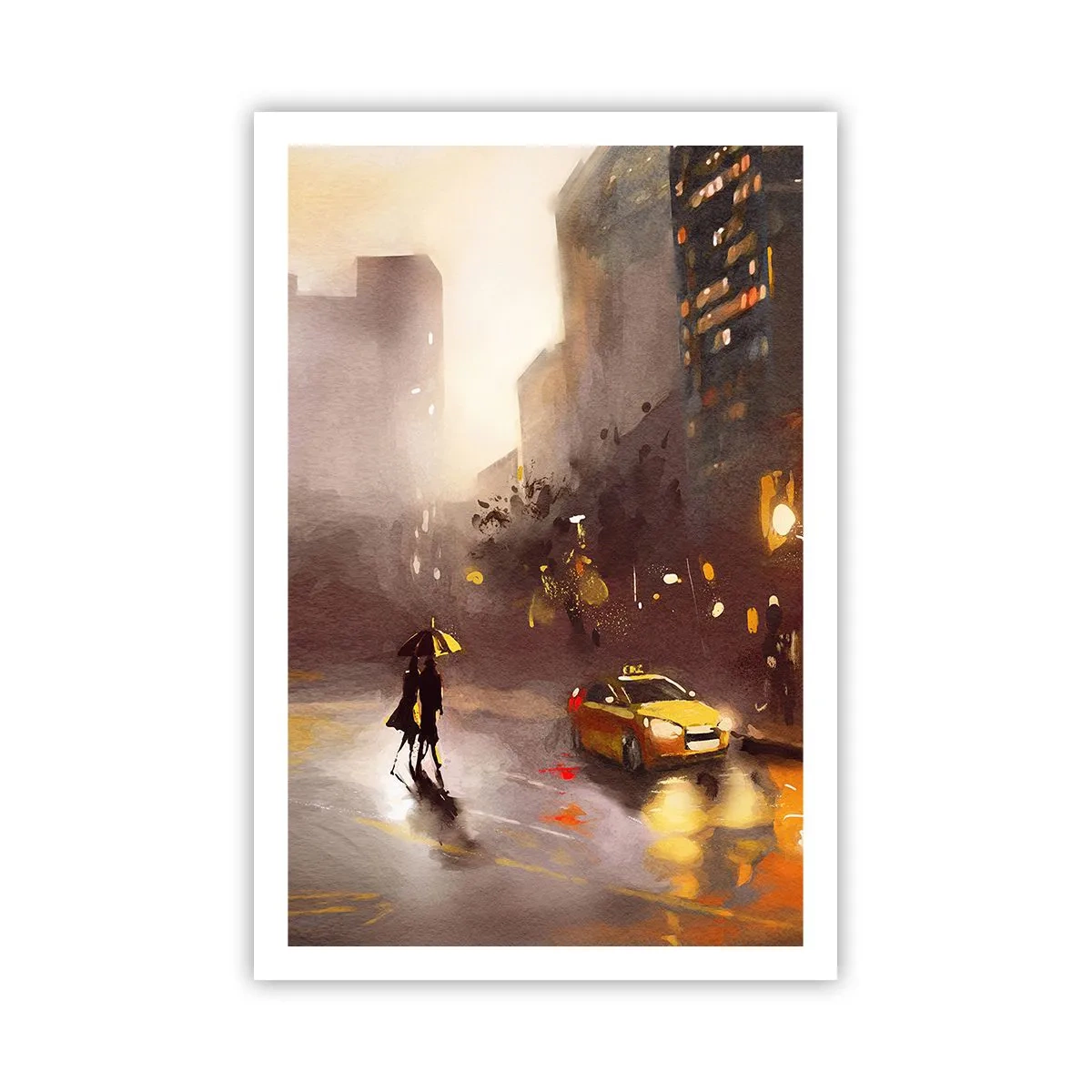 Affisch - I New Yorks ljus - 61x91 cm