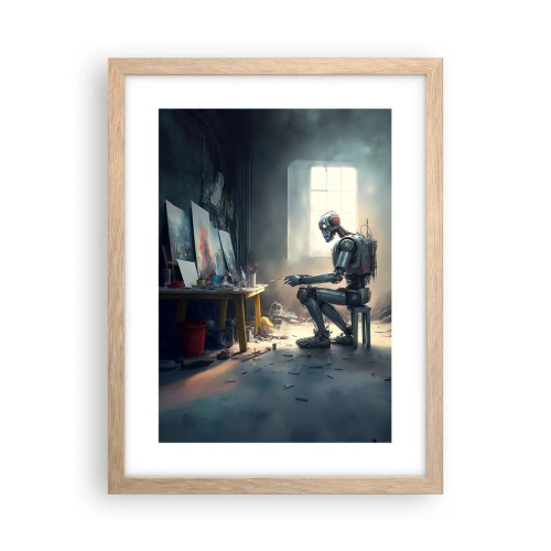 Affisch i ram av ljusek - Den skapande handlingen - 30x40 cm