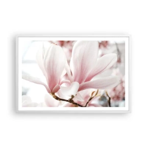 Affisch i vit ram - Oändlig känslighet - 91x61 cm