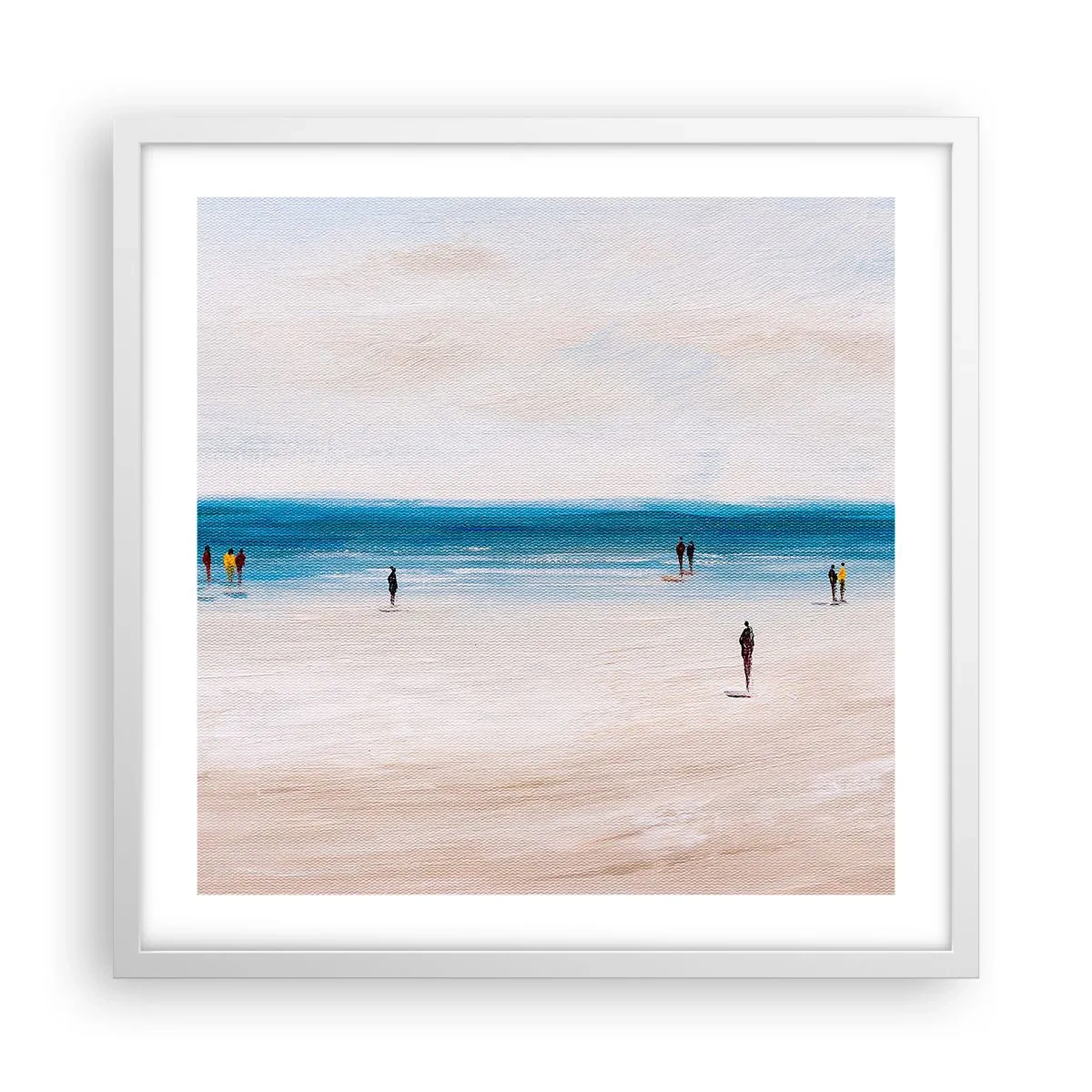 Affisch i vit ram - Ett naturligt behov - 50x50 cm