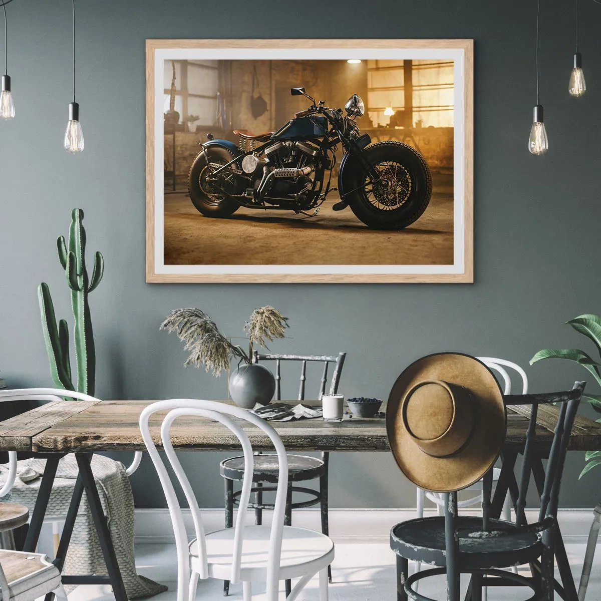 Affisch i ram av ljusek - Jag kan allt - 100x70 cm