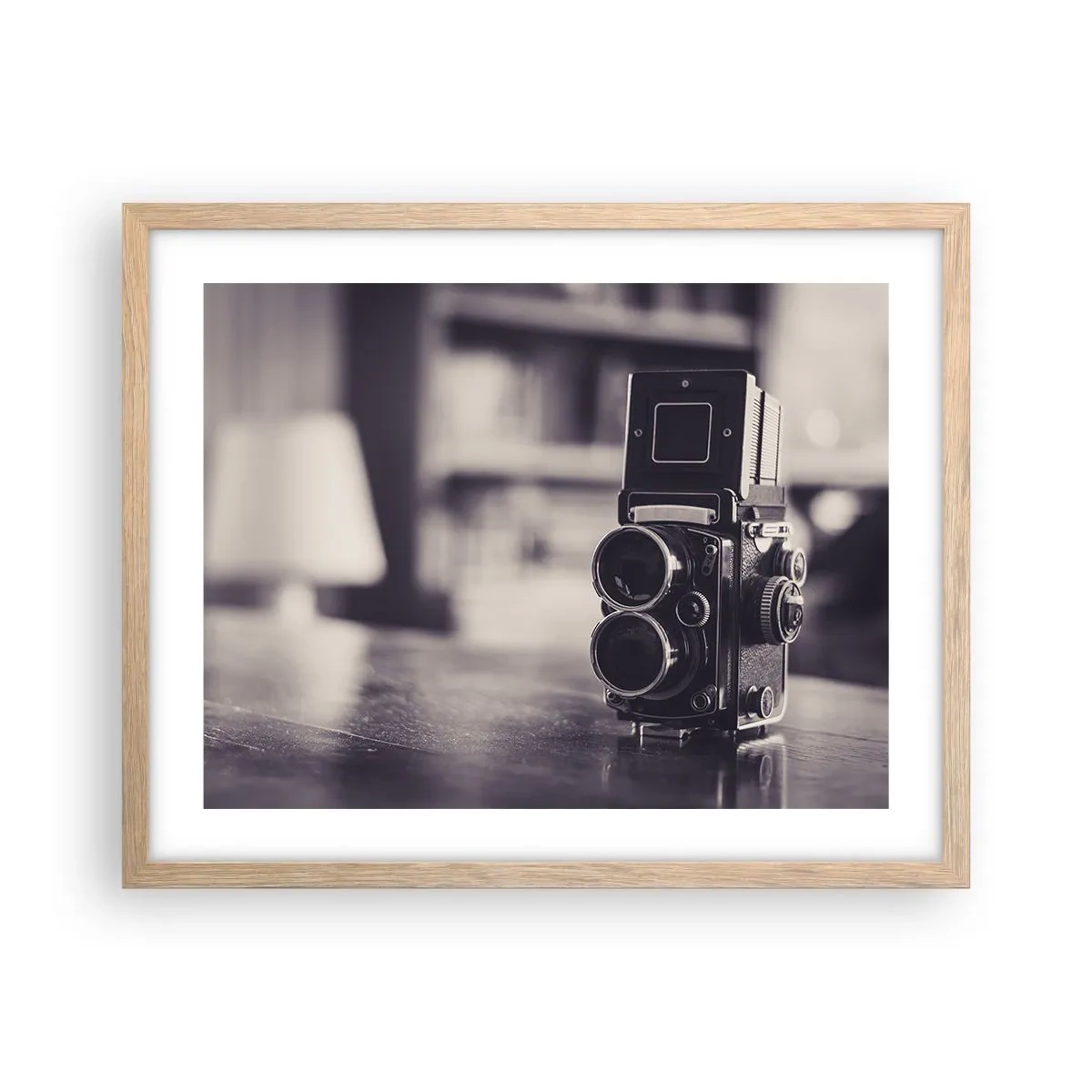 Affisch i ram av ljusek - Ett gammalt fotografis magi - 50x40 cm