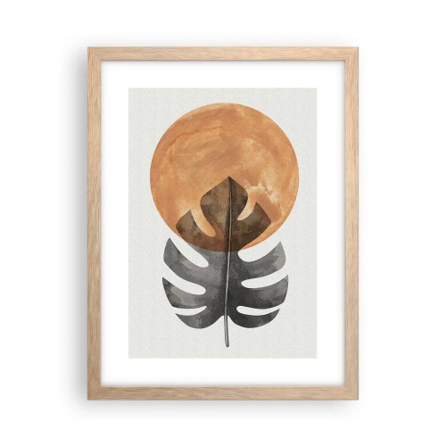 Affisch i ram av ljusek - Alltid solen - 30x40 cm