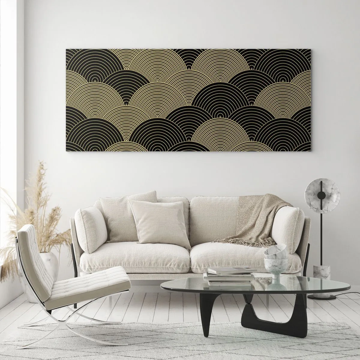 Glastavla - Bild på glas - Enighet i mångfald - 100x40 cm