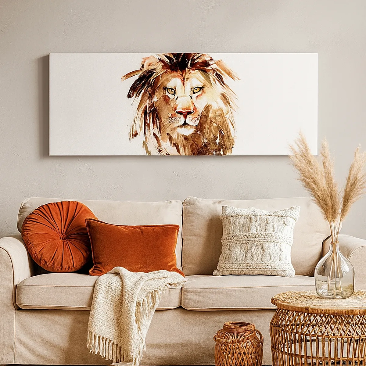 Canvastavla - Bild på duk - Styrka och värdighet - 30x30 cm