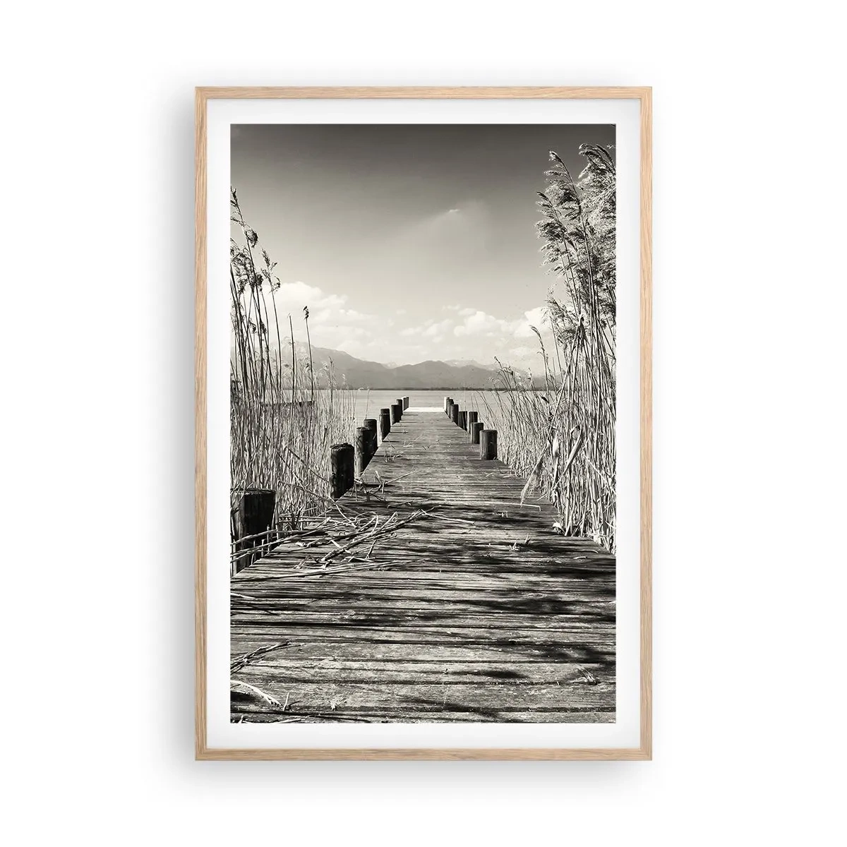 Affisch i ram av ljusek - I gräsets fristad - 61x91 cm