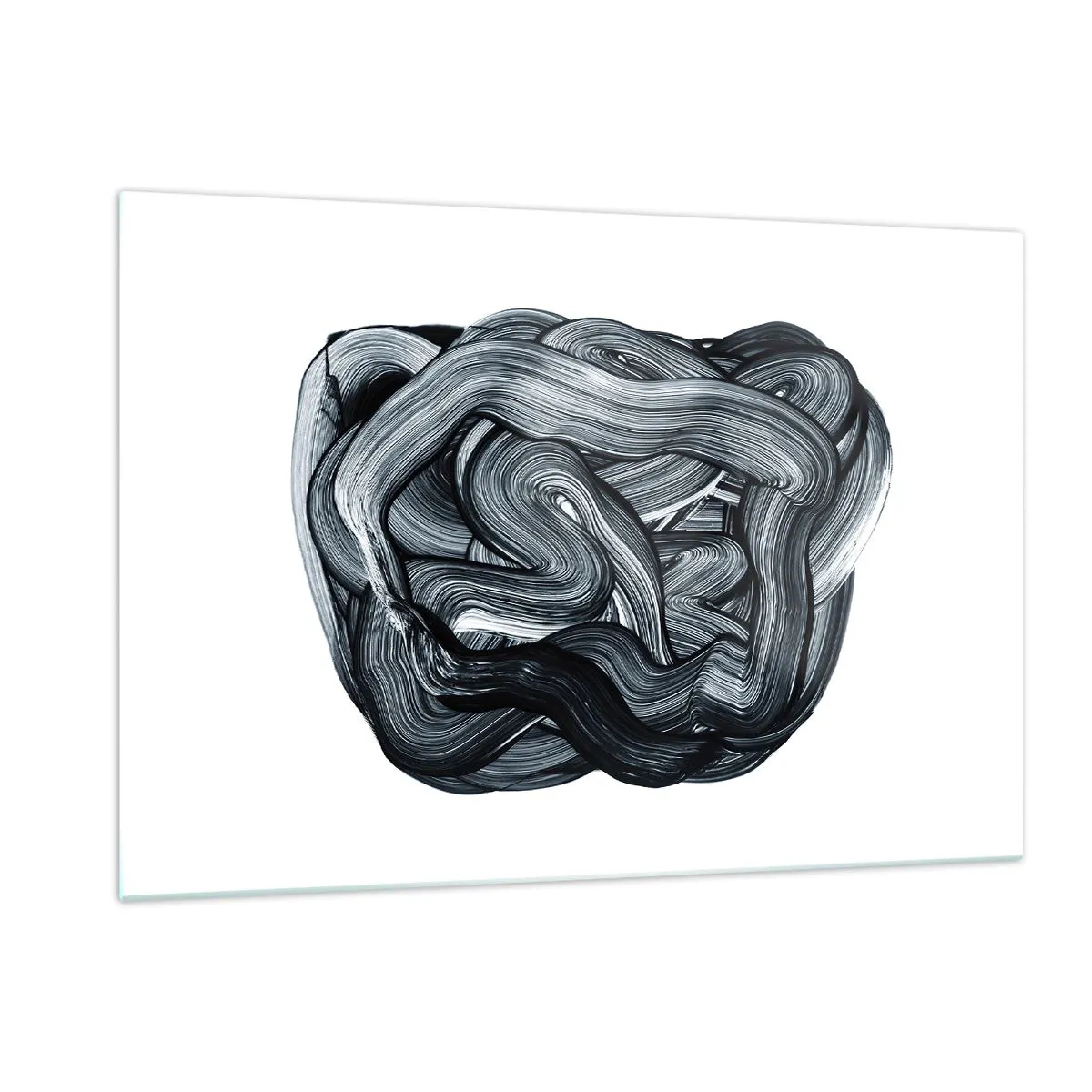 Glastavla - Bild på glas - Det är inte så enkelt - 120x80 cm