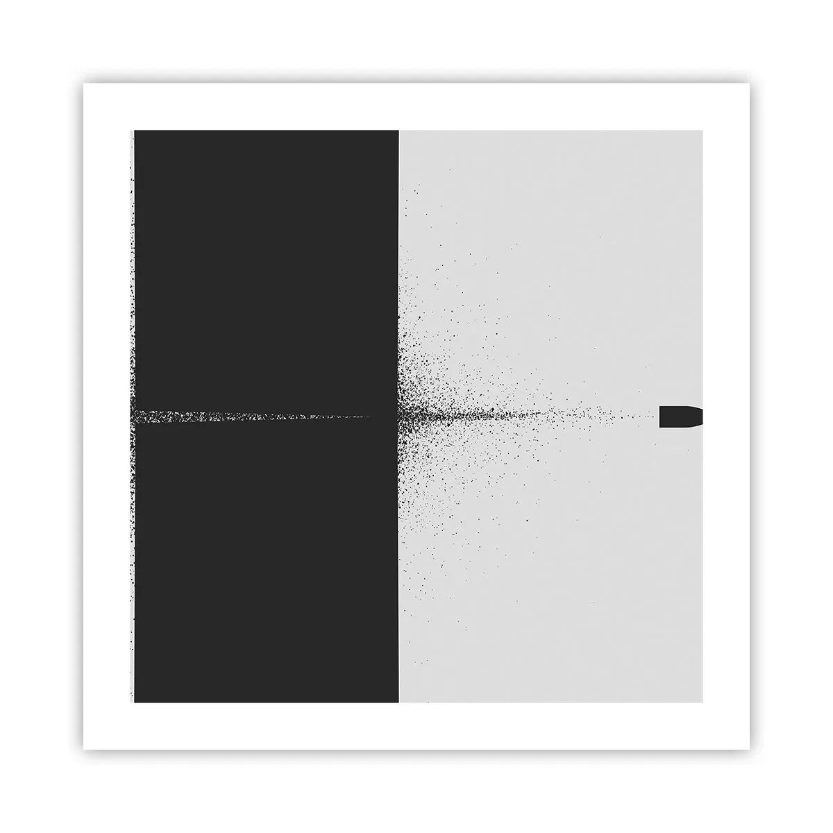 Affisch - Rakt mot målet - 50x50 cm