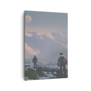 Canvastavla - Bild på duk - Under en okänd stjärna - 70x100 cm