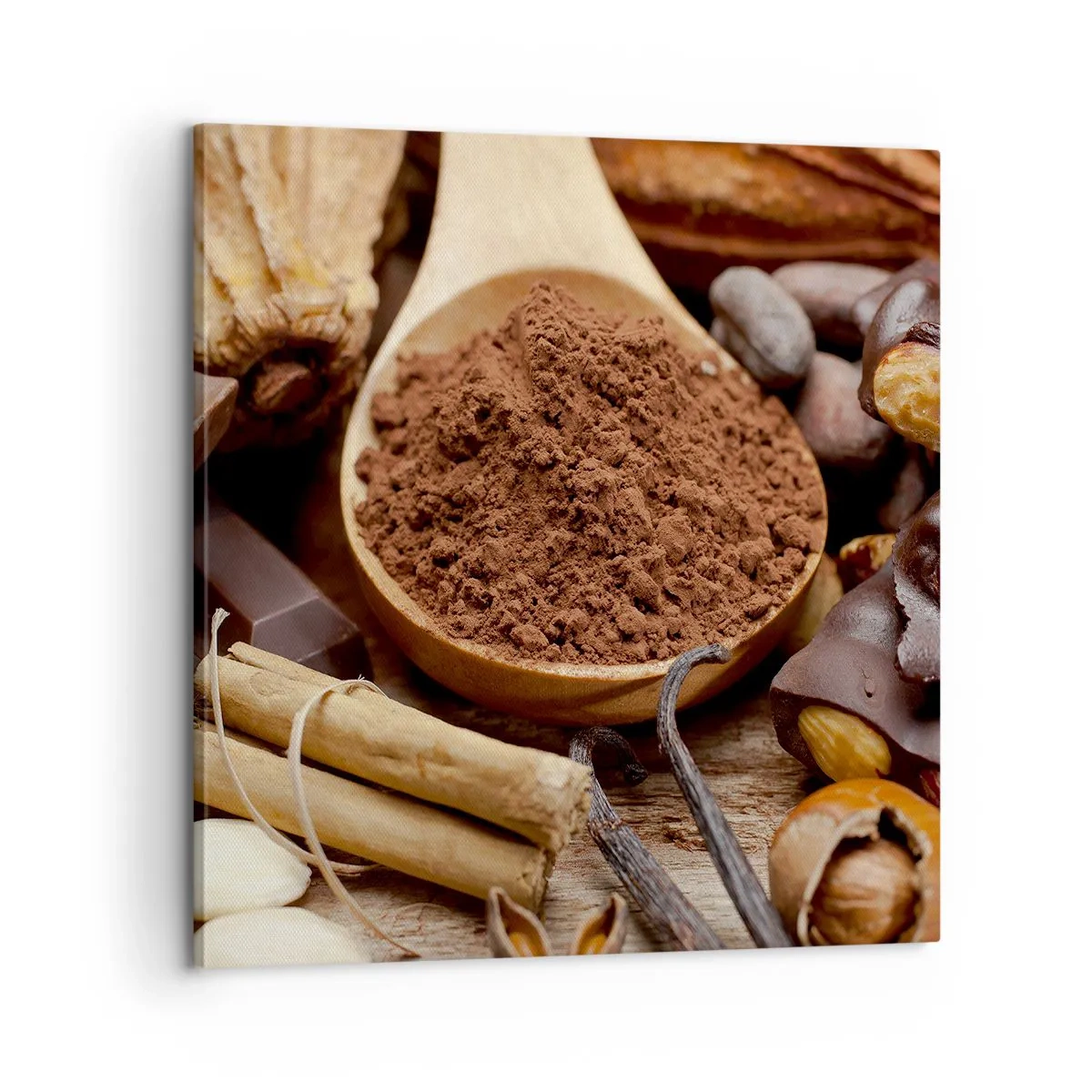 Canvastavla - Bild på duk - Bäst för sorgen - 60x60 cm