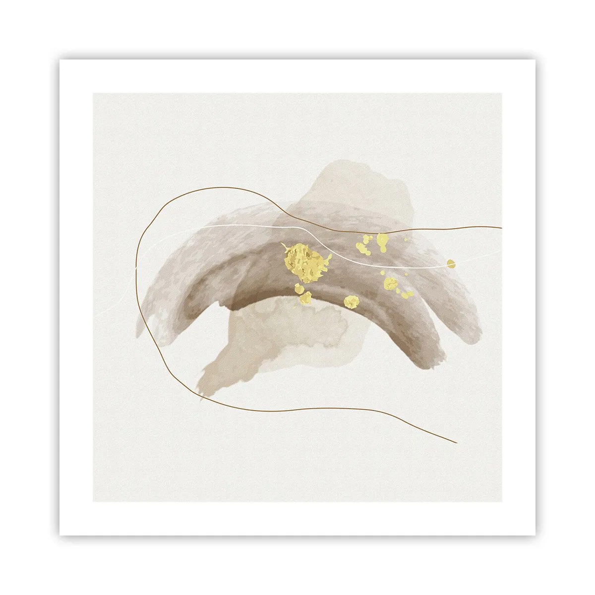 Affisch - Träffat i rummet - 50x50 cm