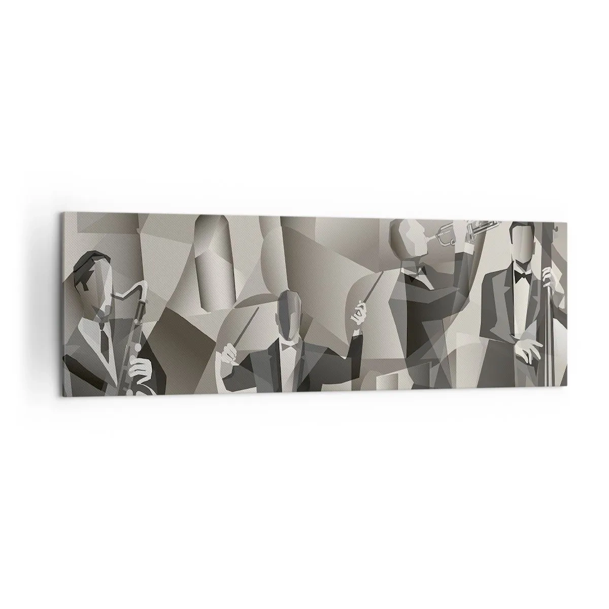 Canvastavla - Bild på duk - I ljudrummet - 160x50 cm